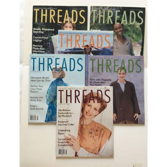 Bundle THREADS Magazine 1997 #68-73 Vintage - Picture 1 of 10